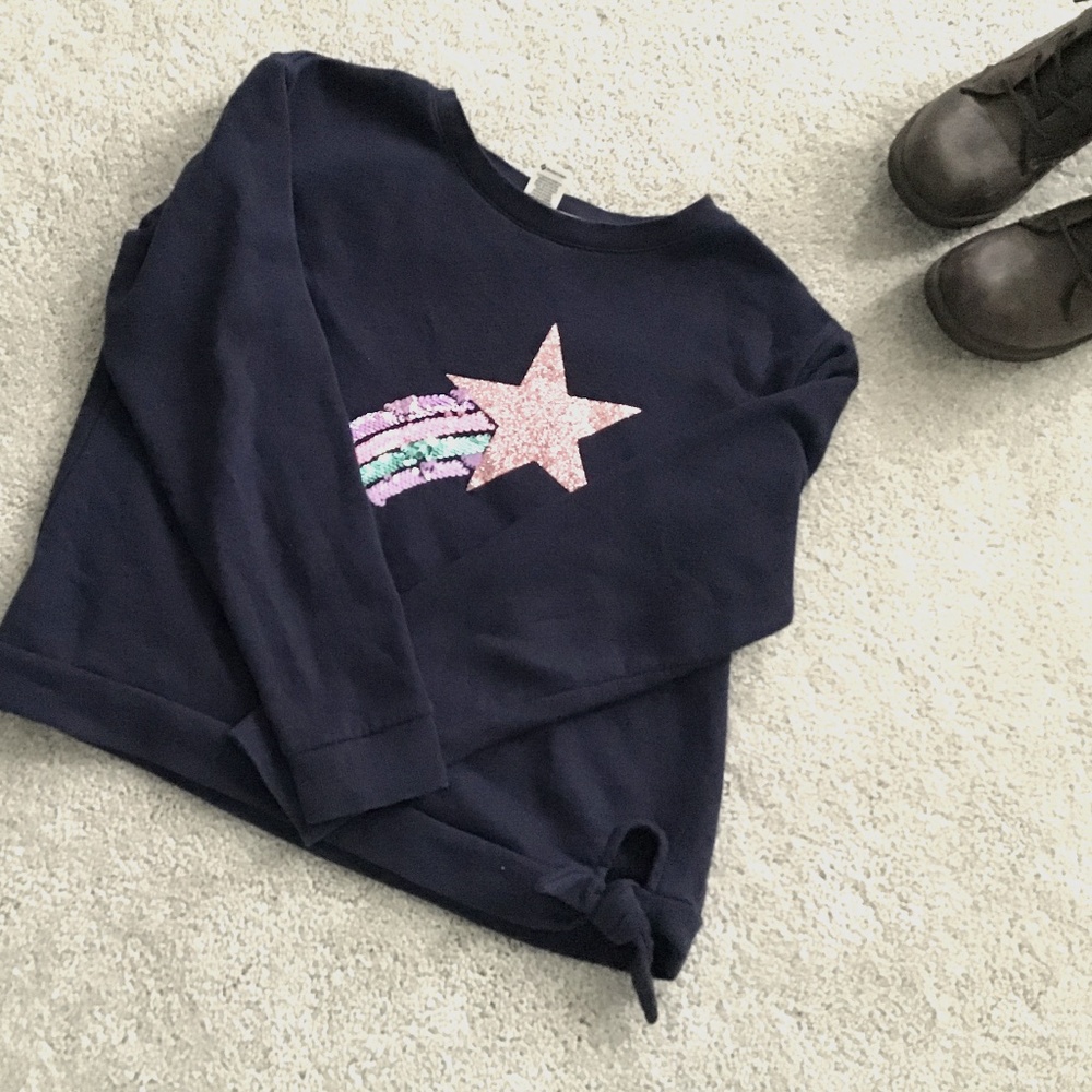Girl’s Shooting Star Sweatshirt